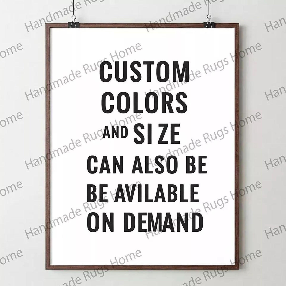 Handmade Wool Tufted Rug: Abstract Waves, Warm Tones
