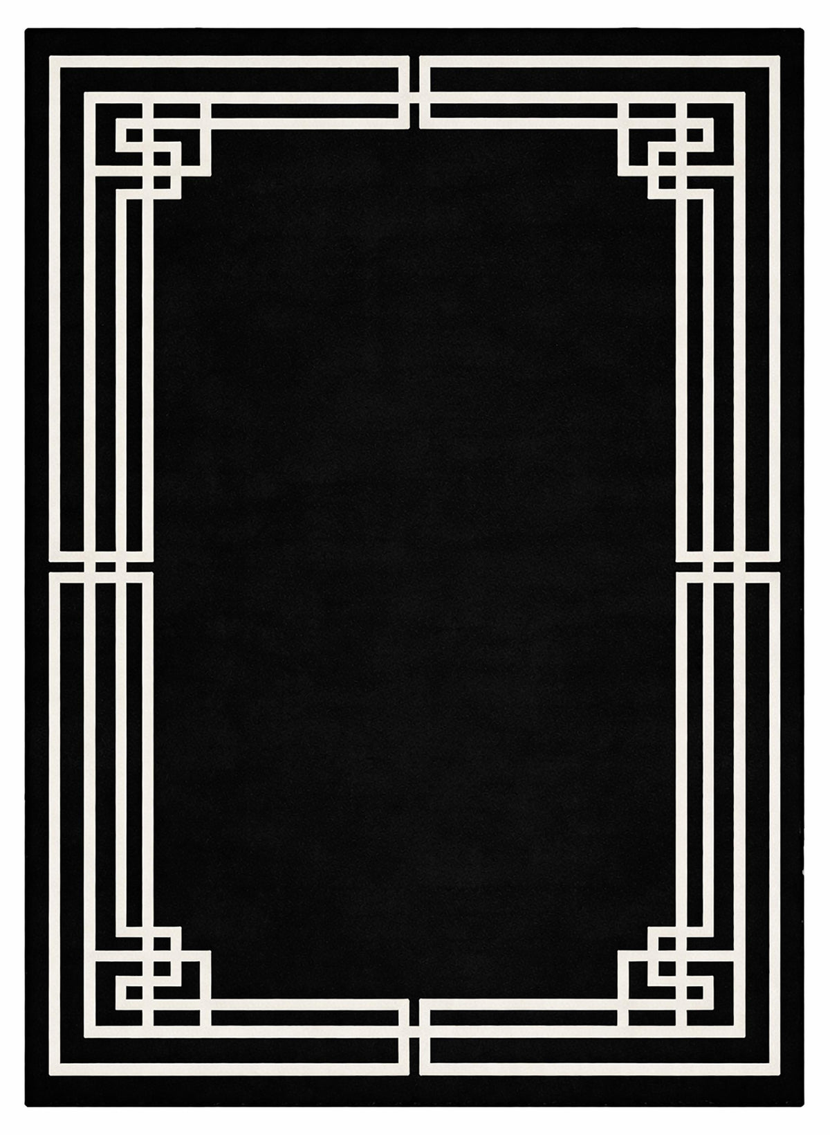 Midnight Rug, Luxury Wool Carpet, Art Deco Rug, Custom Size