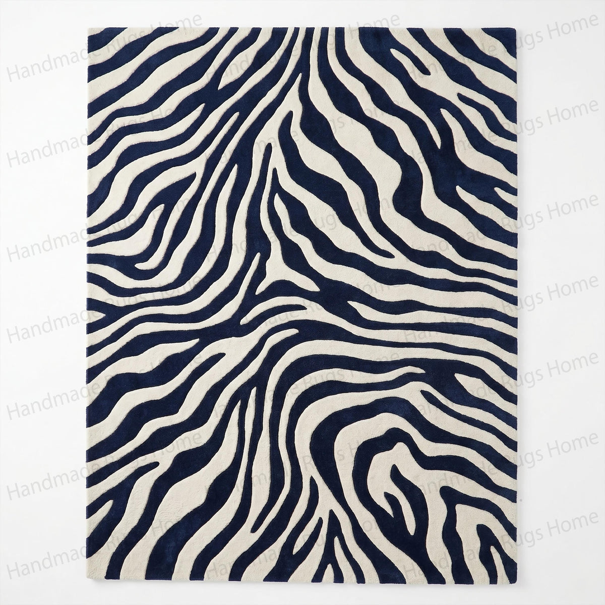 Cozy textured indoor carpet layout.
Beautiful wavy graphic print soft furnishing.
Luxurious floor covering suitable for elegant rooms.
Distinctive navy ivory wave motif rug.