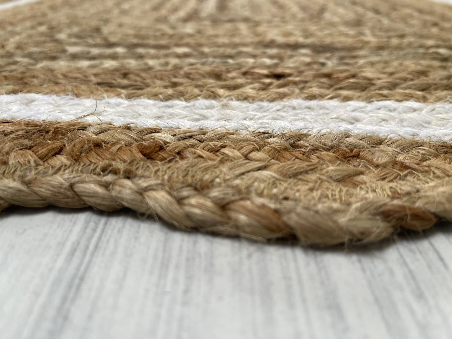 Handmade Jute Rug: Natural Red, Earthy Woven Flooring (8x10)