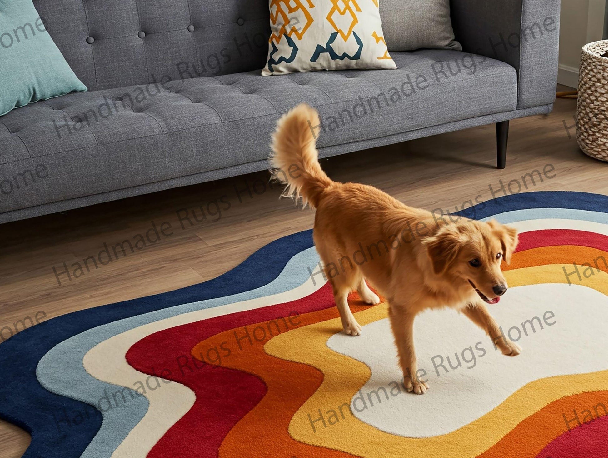 Unique designer rug for living rooms and bedrooms