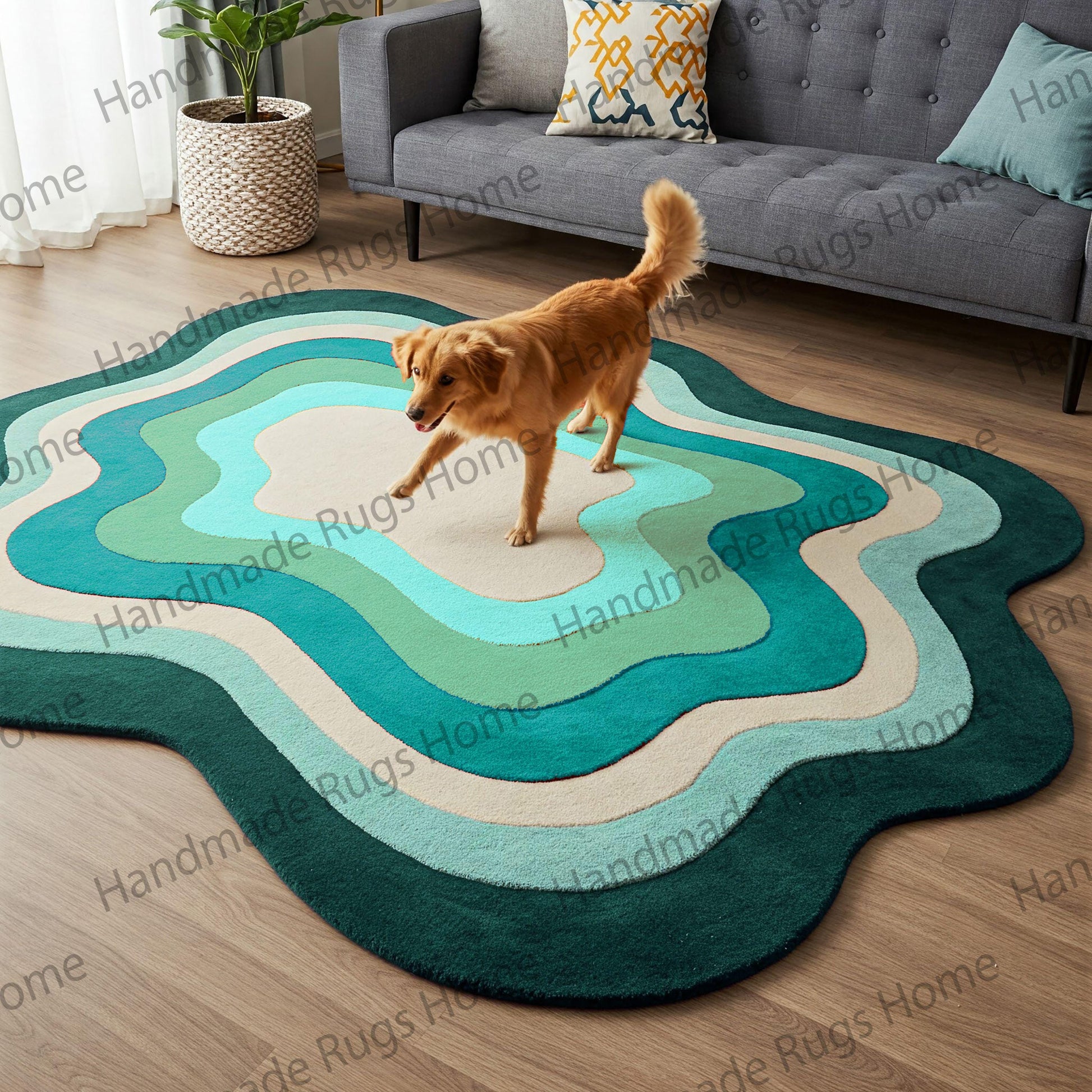 High-quality tufted wool rug for cozy interiors
