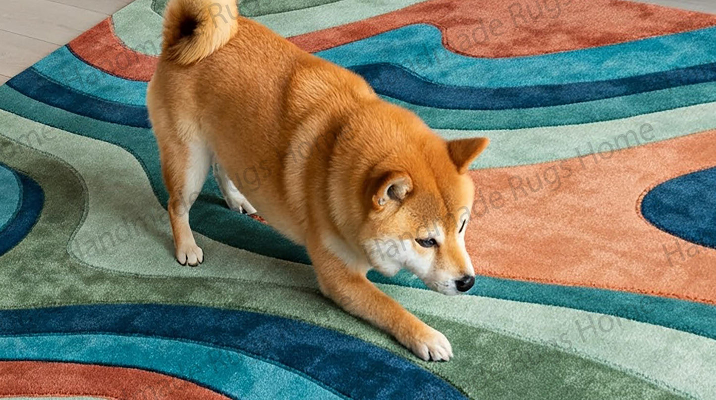 Plush and comfy area rug perfect for modern interiors