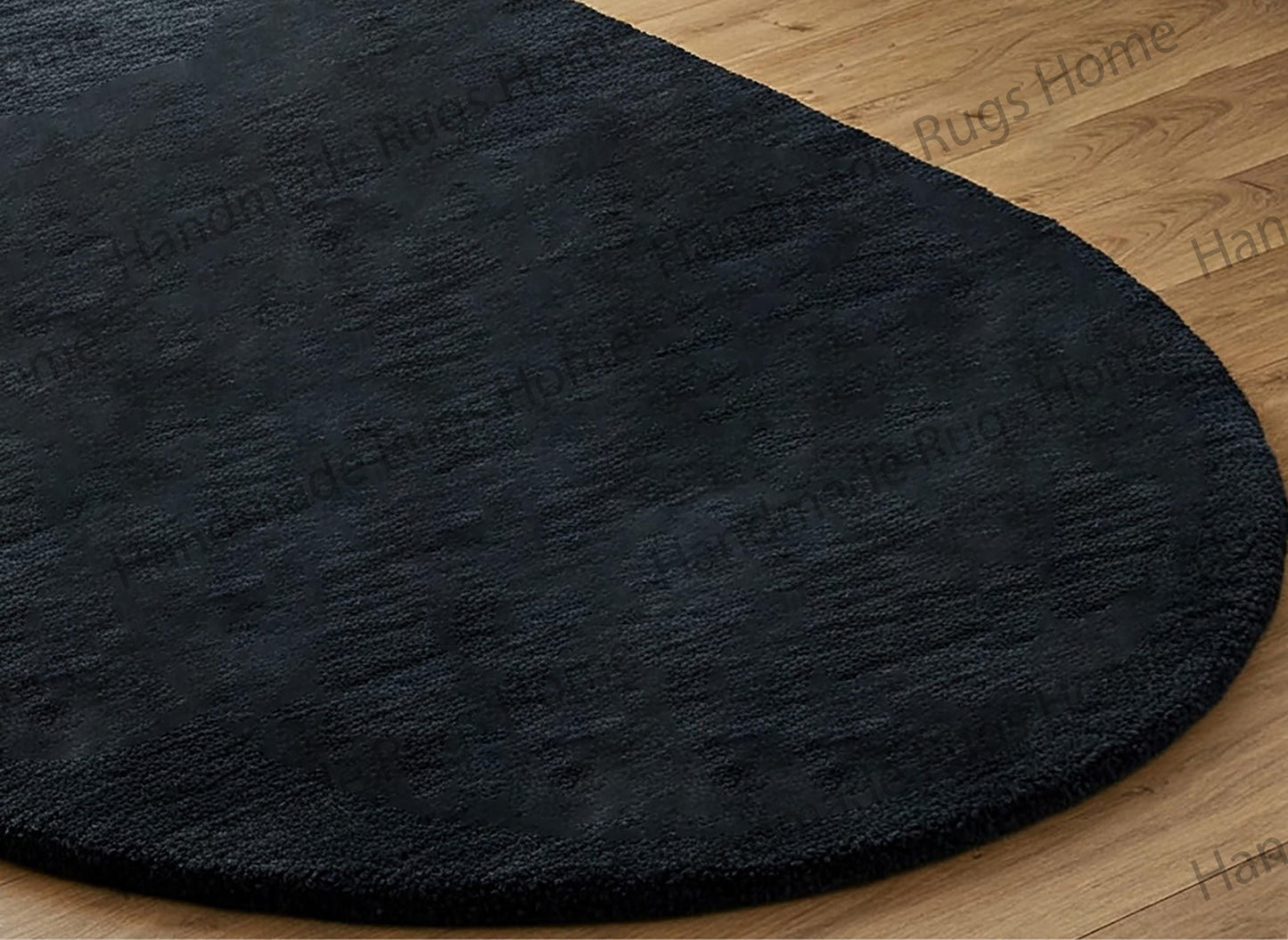 Hand-Tufted Wool Area Rug: Modern Colorful Design