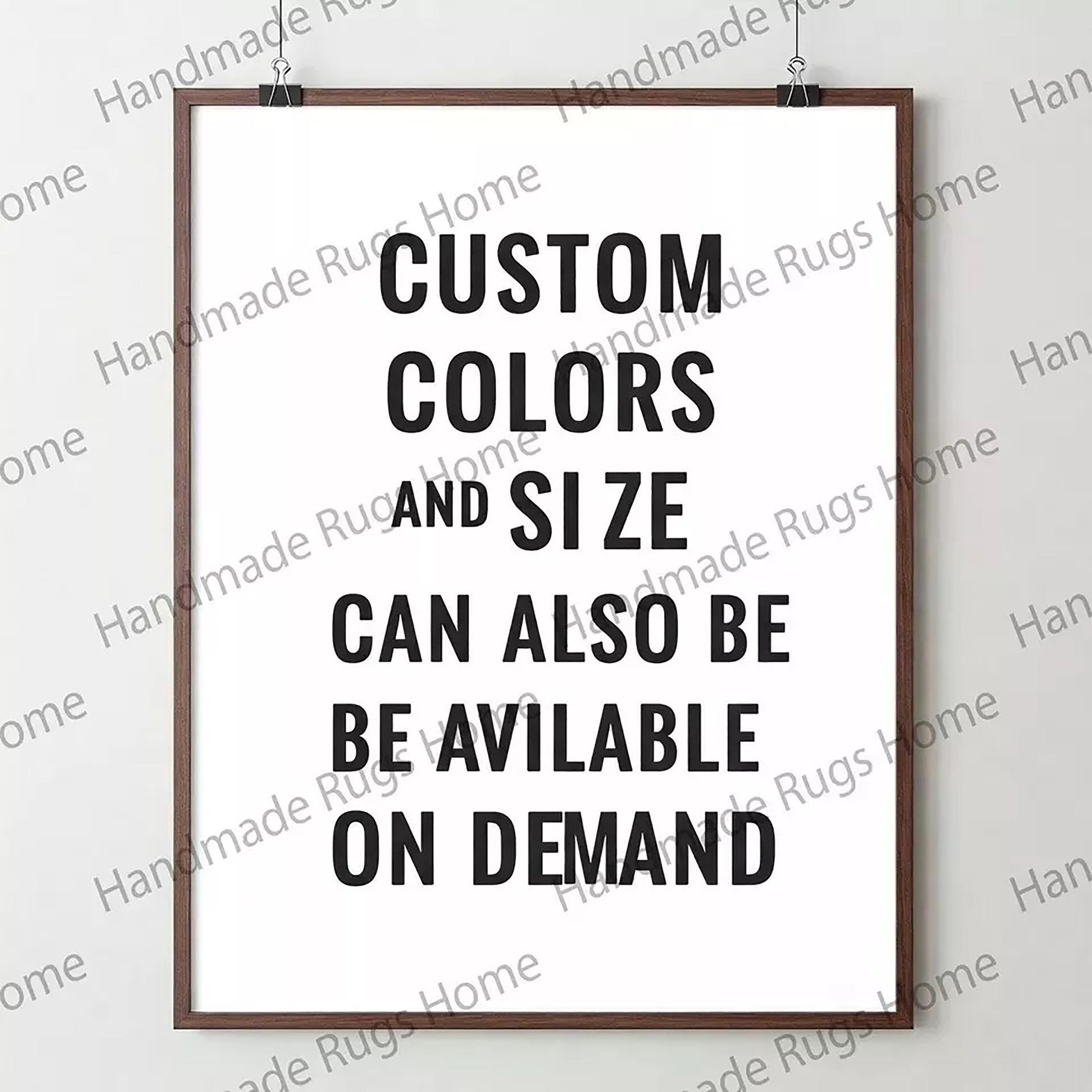 Elegant wool rug with a trendy multicolor pattern