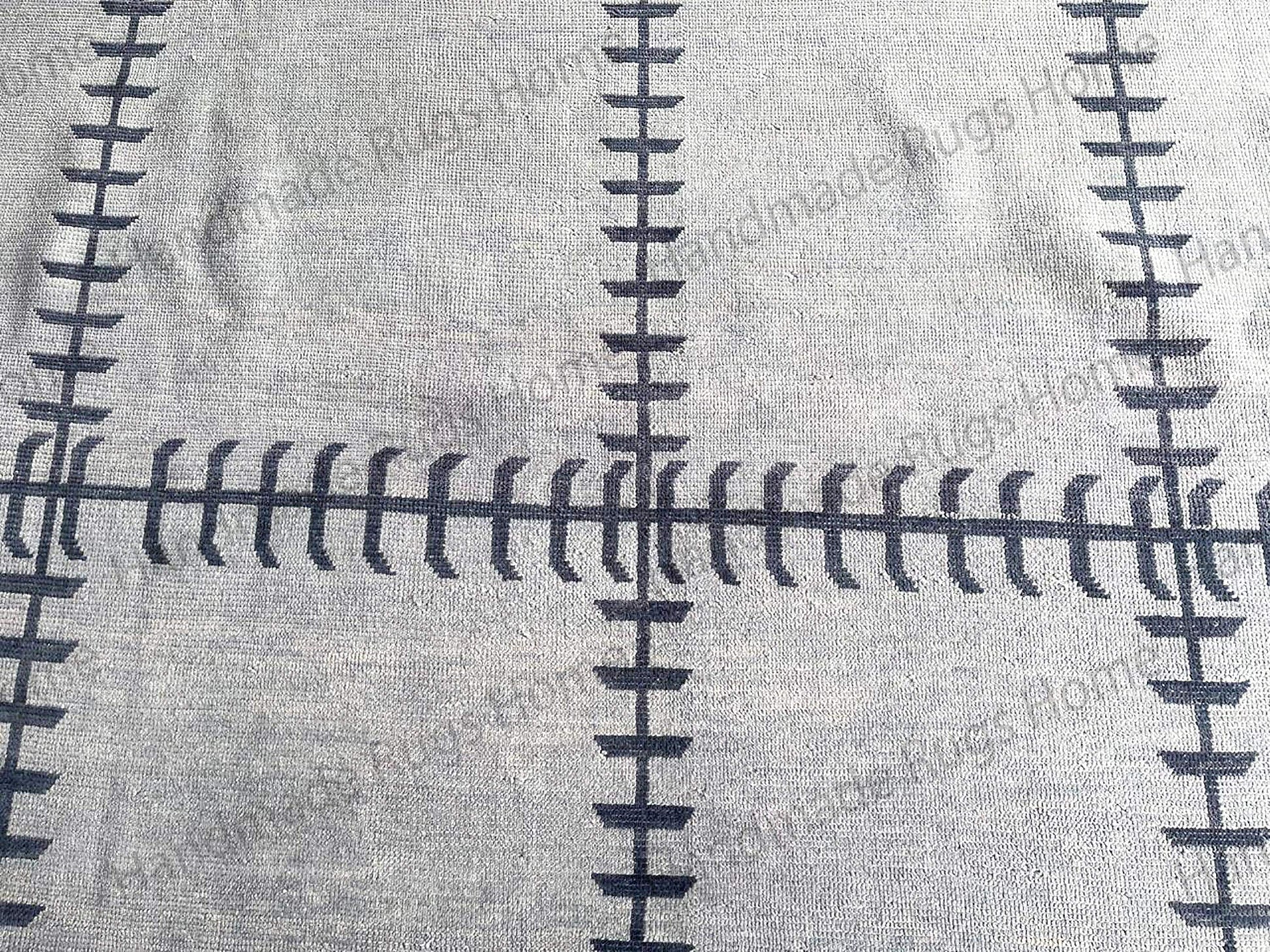 Large area rug with geometric lines and contemporary appeal