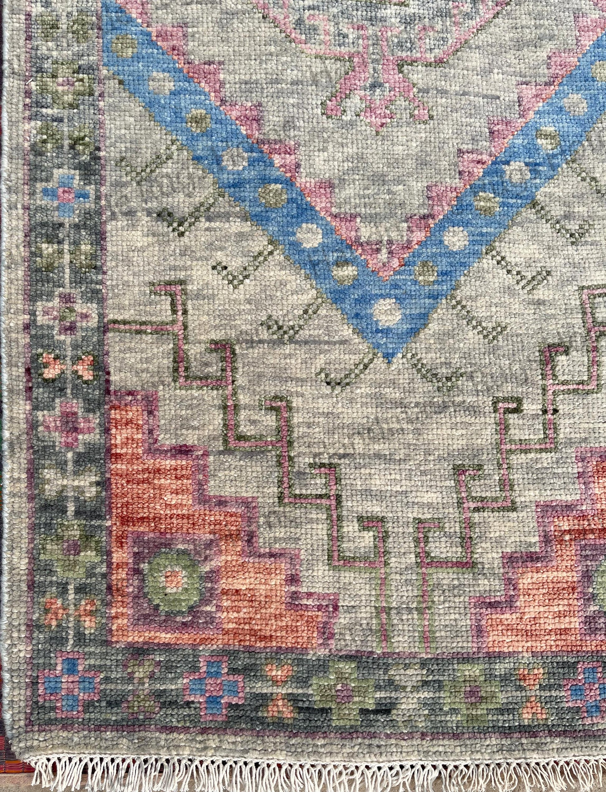 Authentic Turkish runner for narrow spaces