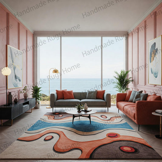 Premium quality wool rug enhancing luxury interiors