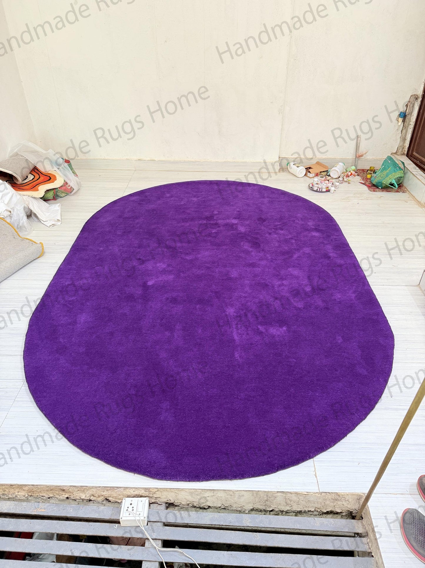 Contemporary Oval Rug