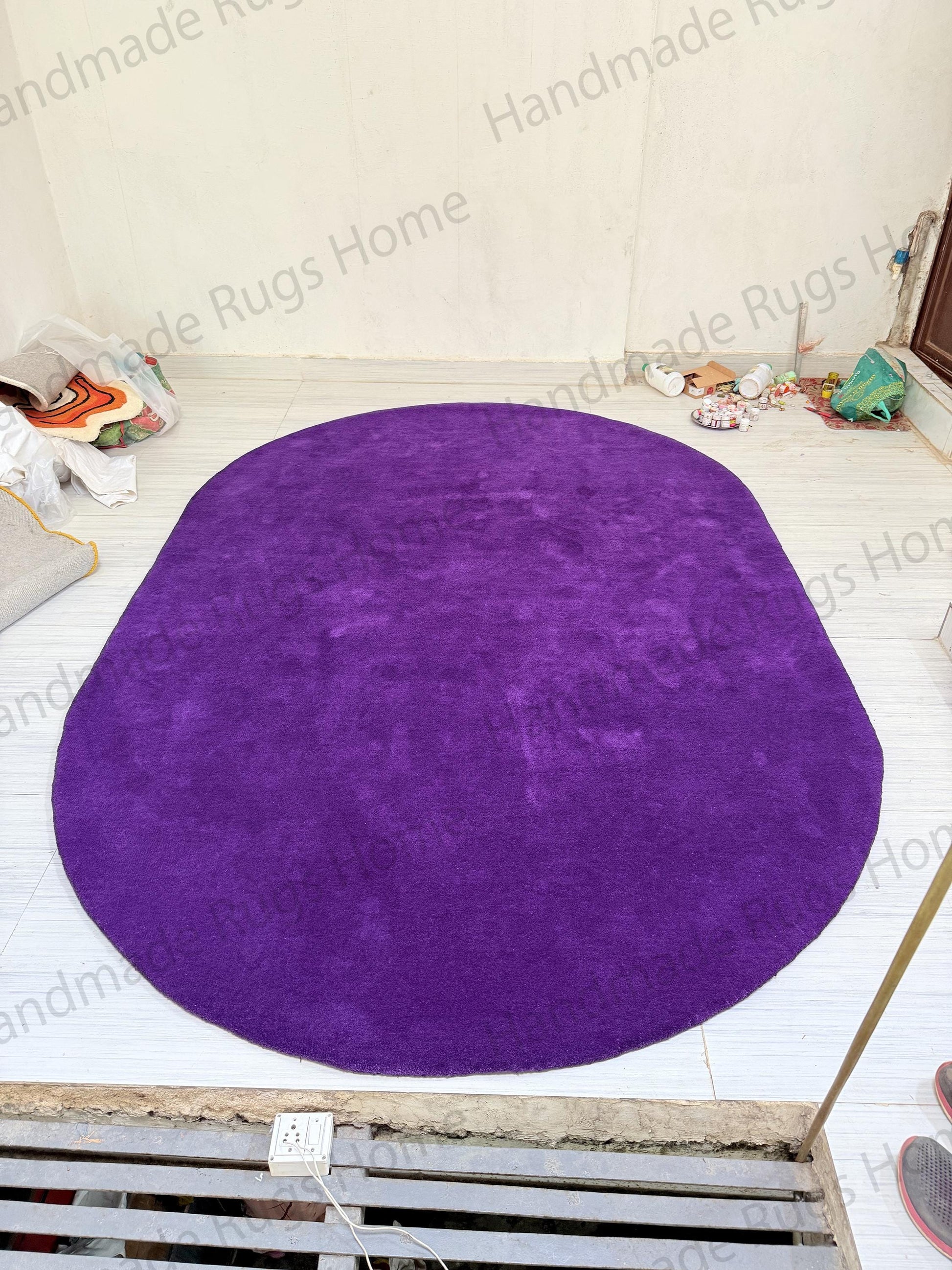 Contemporary Oval Rug