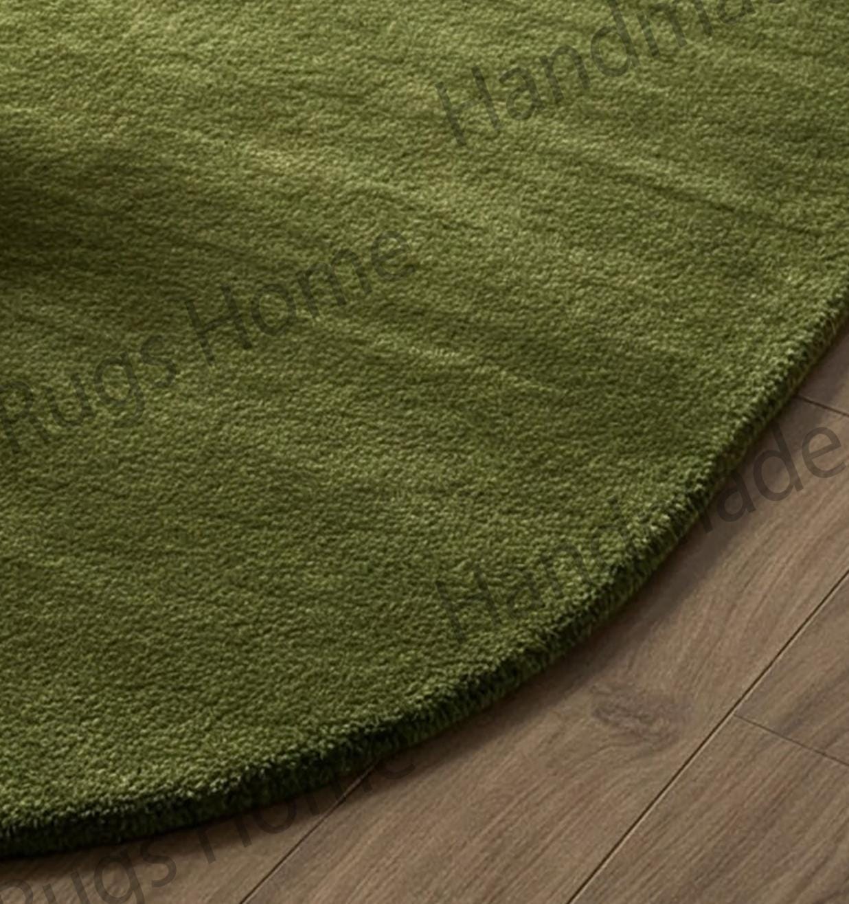 Timeless oval wool rug blending seamlessly with modern and Scandinavian interiors.