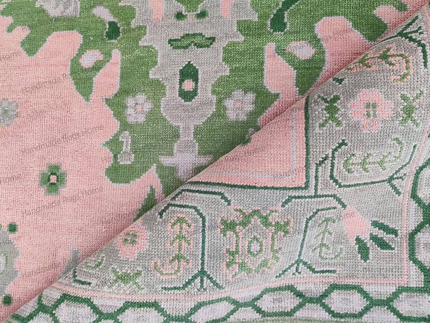 Vintage Oushak Style Area Rug