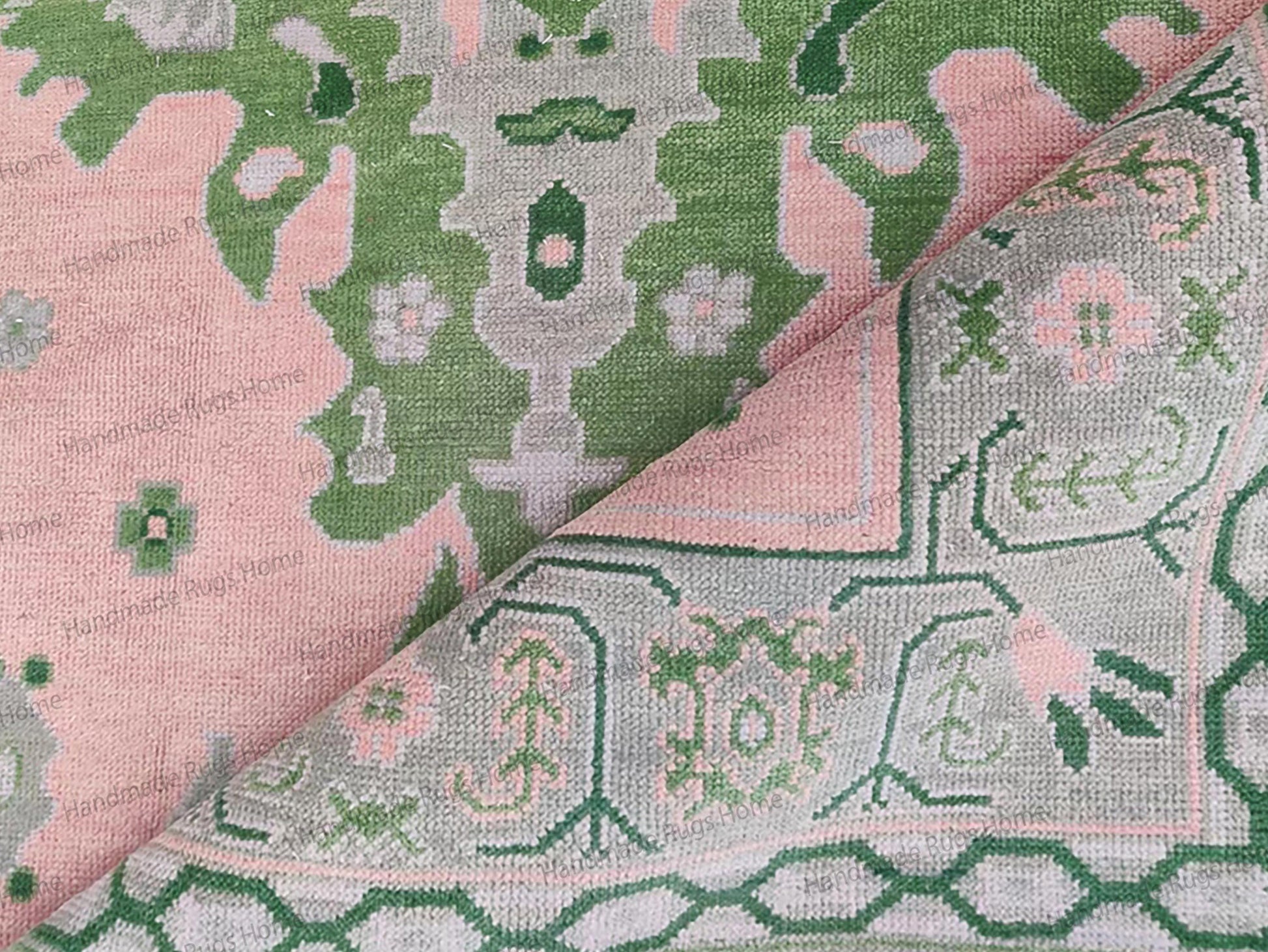 Vintage Oushak Style Area Rug