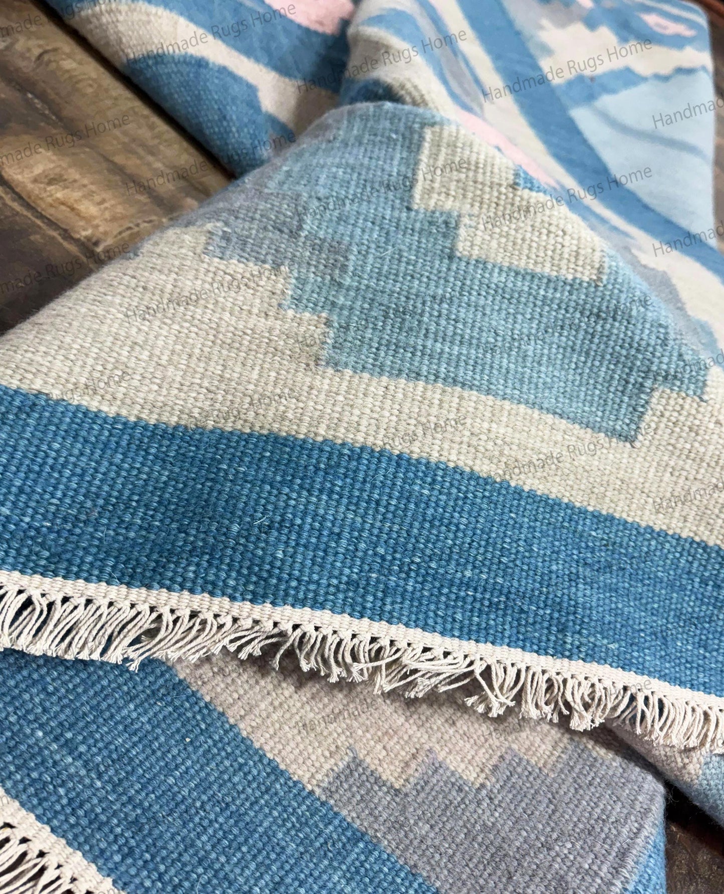 premium handmade flatweave rug