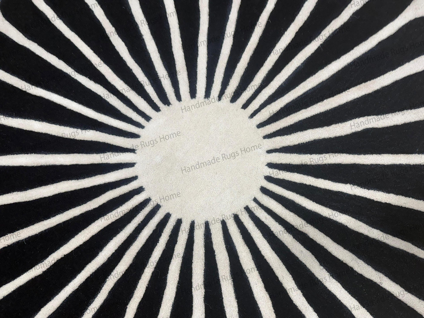 handcrafted modern wool carpet