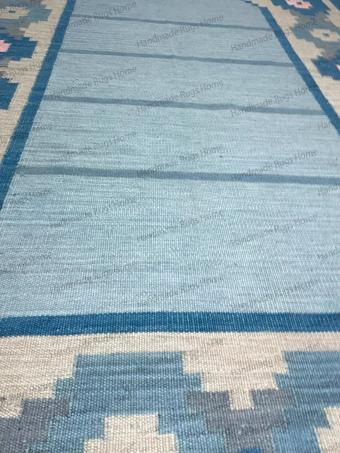sustainable handmade wool rug