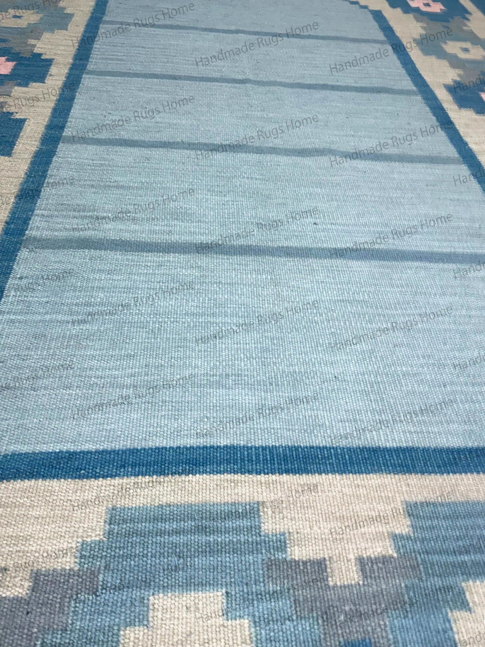 sustainable handmade wool rug