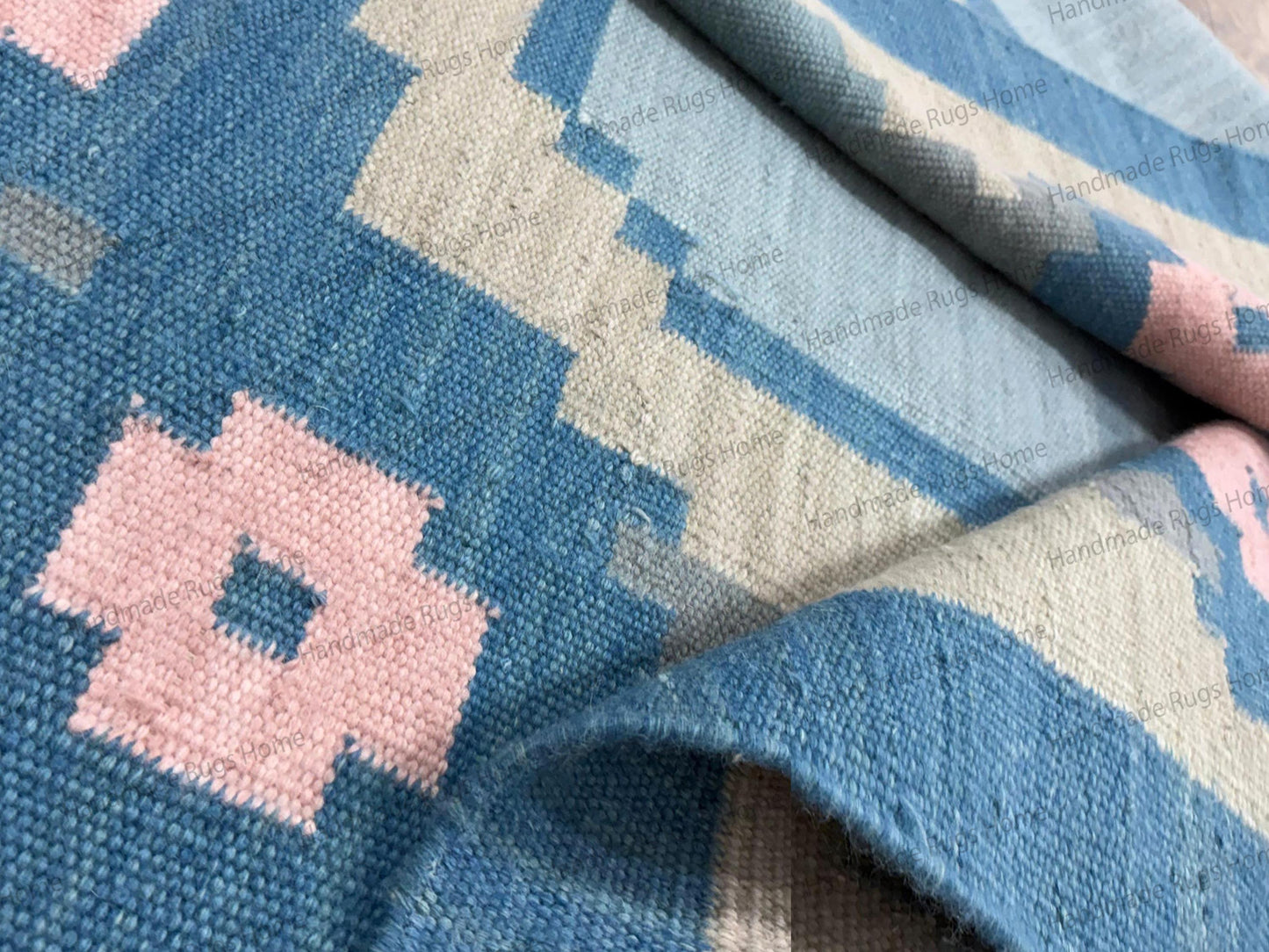 minimal modern wool rug,

blush accent geometric rug