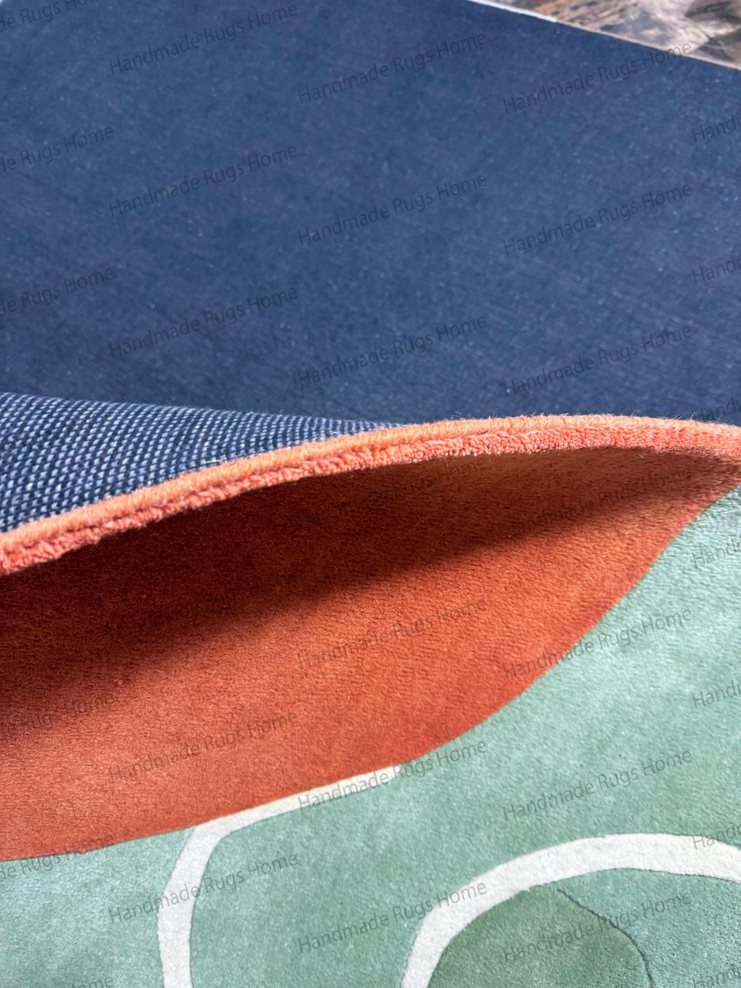 premium wool living room rug