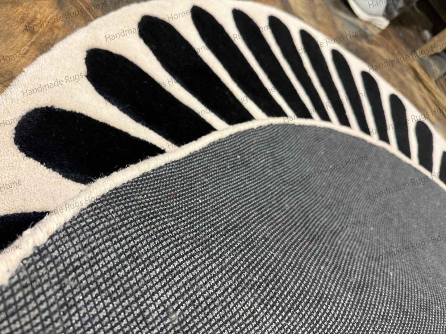 contemporary designer floor art,

elegant round statement rug