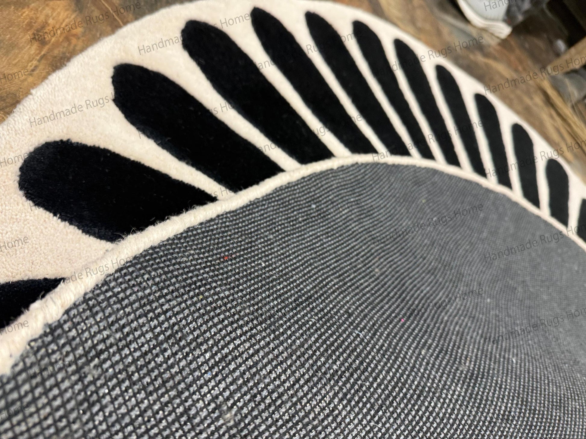 contemporary designer floor art,

elegant round statement rug
