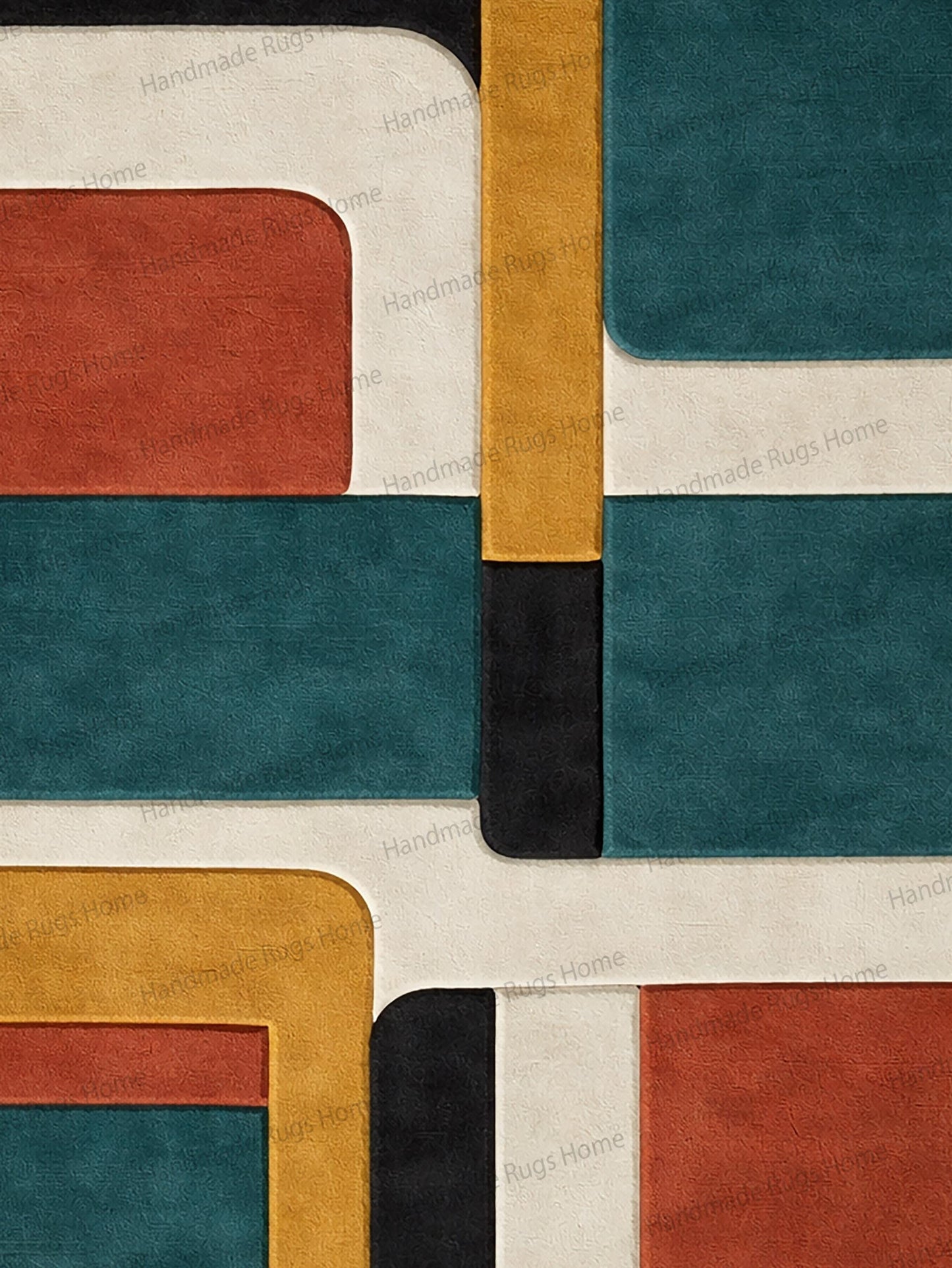 sophisticated wool rug home styling