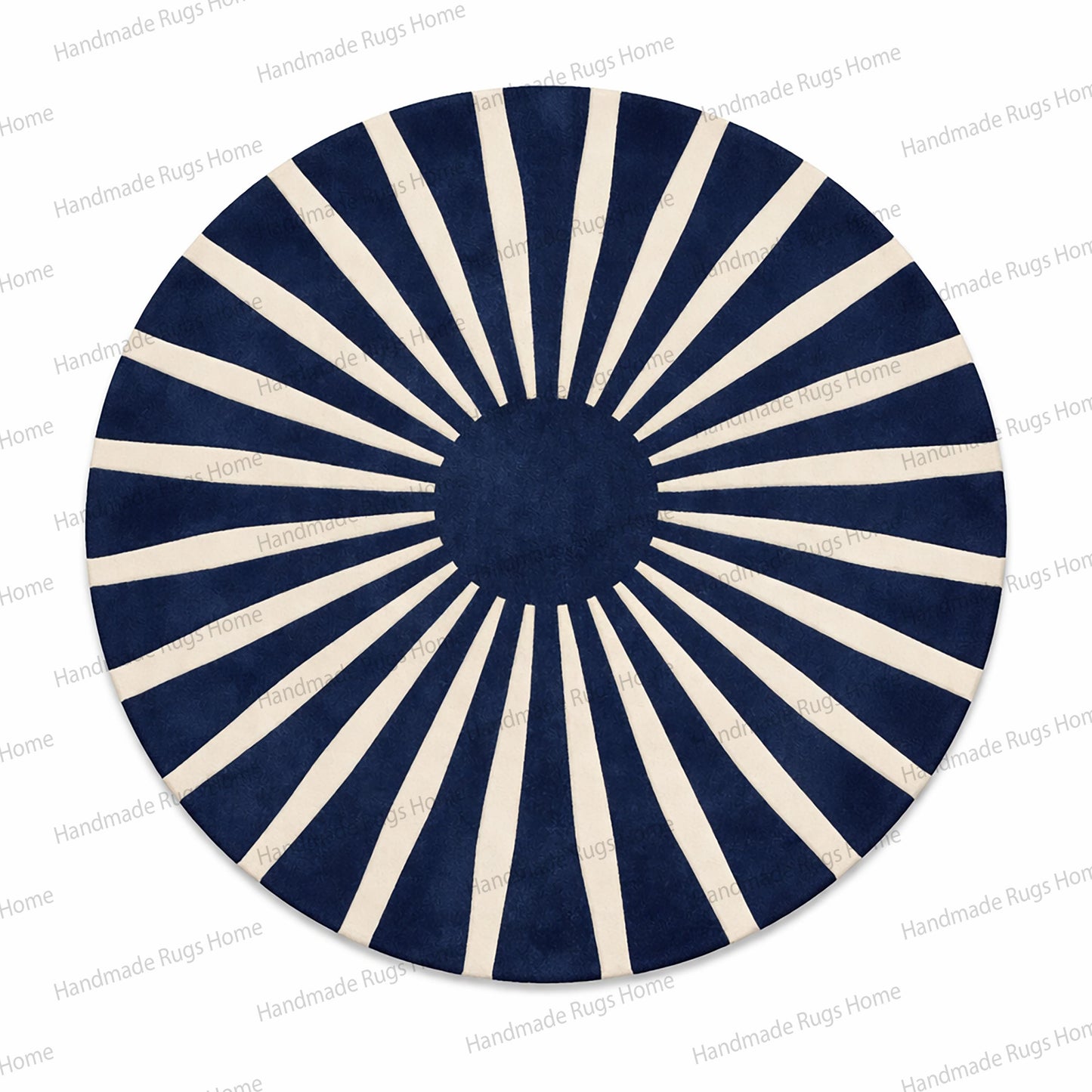 Luxury apartment styled with round statement carpet,

Artistic geometric wool rug with bold contrast,

Contemporary blue cream rug for refined interiors,

High density wool circle rug in modern lounge,

Elegant sunburst motif carpet enhancing classic décor