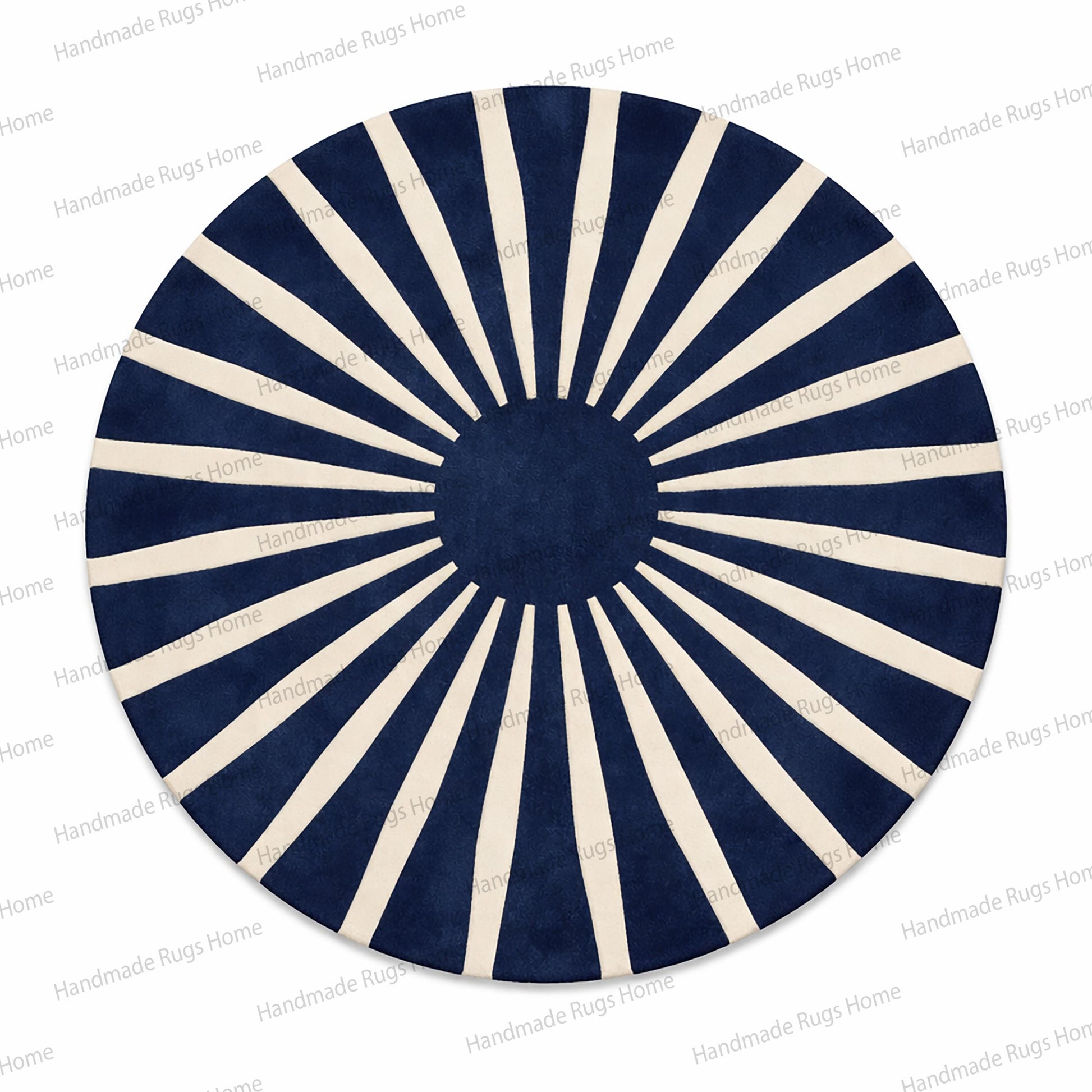Luxury apartment styled with round statement carpet,

Artistic geometric wool rug with bold contrast,

Contemporary blue cream rug for refined interiors,

High density wool circle rug in modern lounge,

Elegant sunburst motif carpet enhancing classic décor