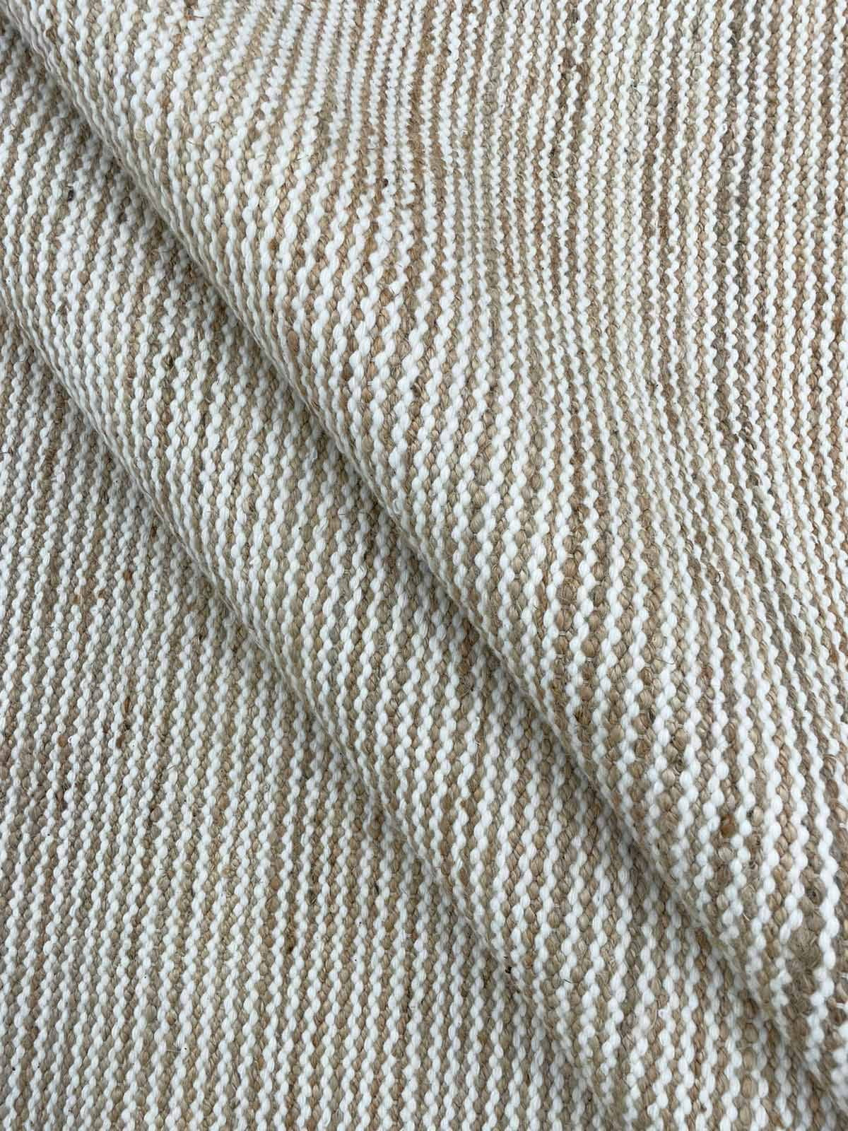 Natural Beige & Ivory Jute Rug – Textured Neutral Area Rug